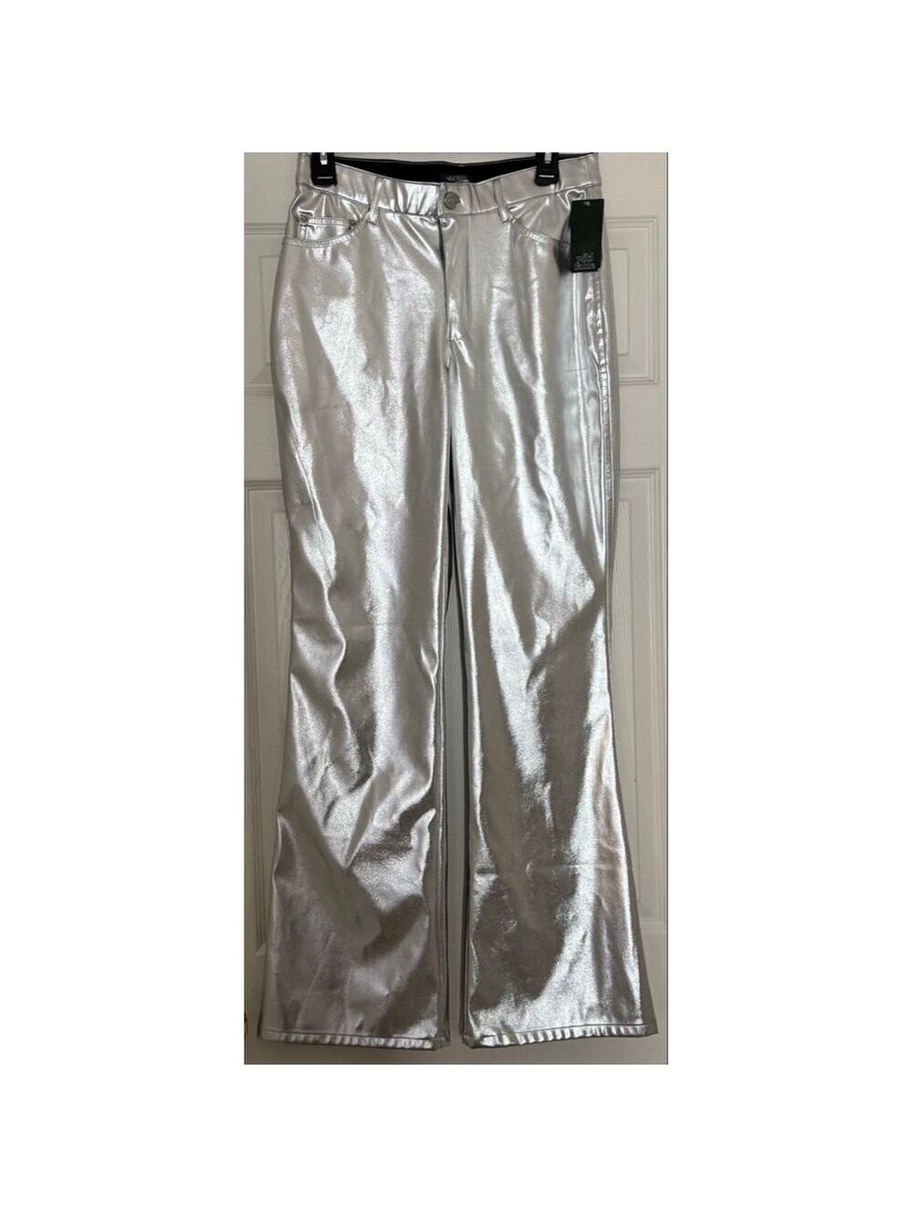 Women's Wild Fable Silver Flare & Wide Leg Pants Size 8